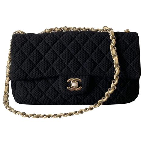 chanel stoff tasche